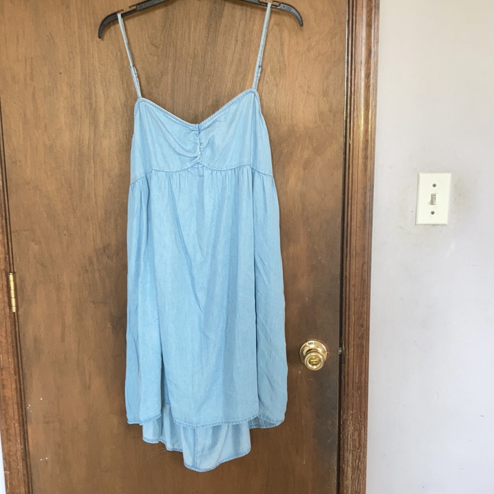 So dress cinch front babydoll mini dress lyocell boho casual XXL - Picture 11 of 15